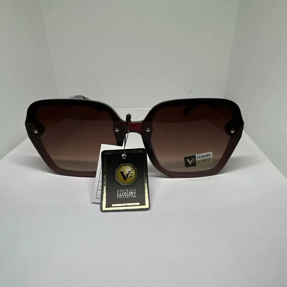 VG Oversized Square Fashion Sunglasses UV400 – Designer Style – New